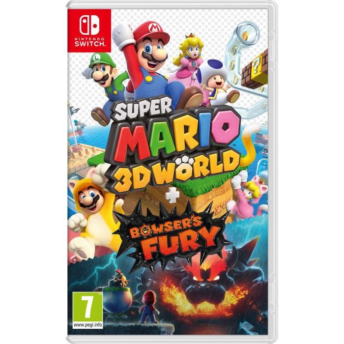 Jeu Super Mario 3D World + Bowser's Fury pour Nintendo Switch