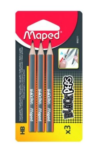 3 Mini crayon graphite Black Pers pour compas