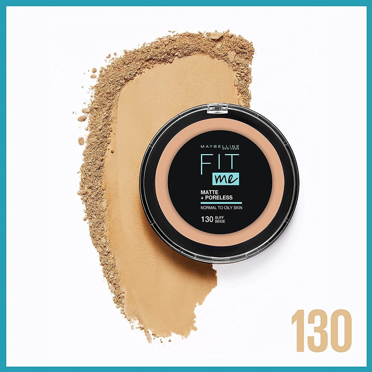 Poudre Fit Me Matte And Poreless N° 130 - Buff Beige