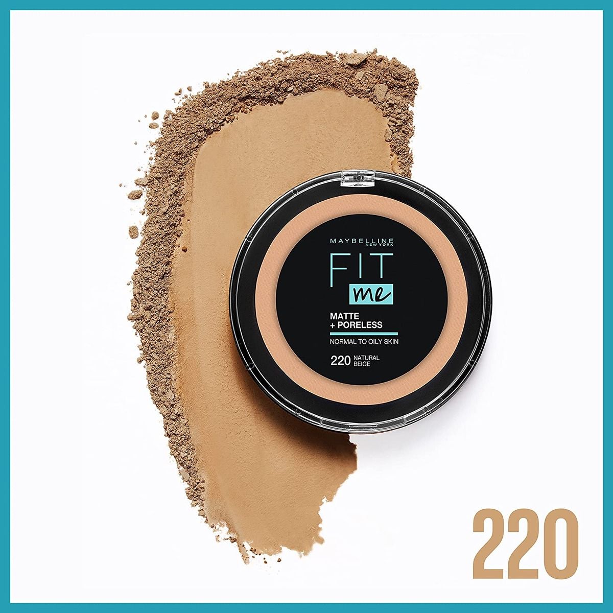 Poudre Fit Me Matte And Poreless N° 220 - Natural Beige