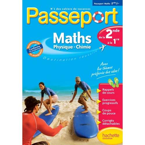 Passeport Maths Physiques Chimie De La Seconde La Premi Re Virgin