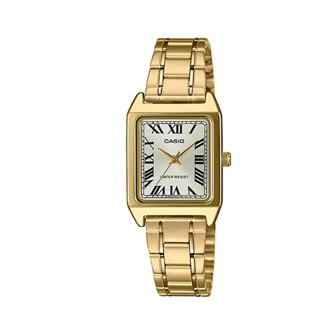 Montre pour femmes avec cadran blanc - Gold