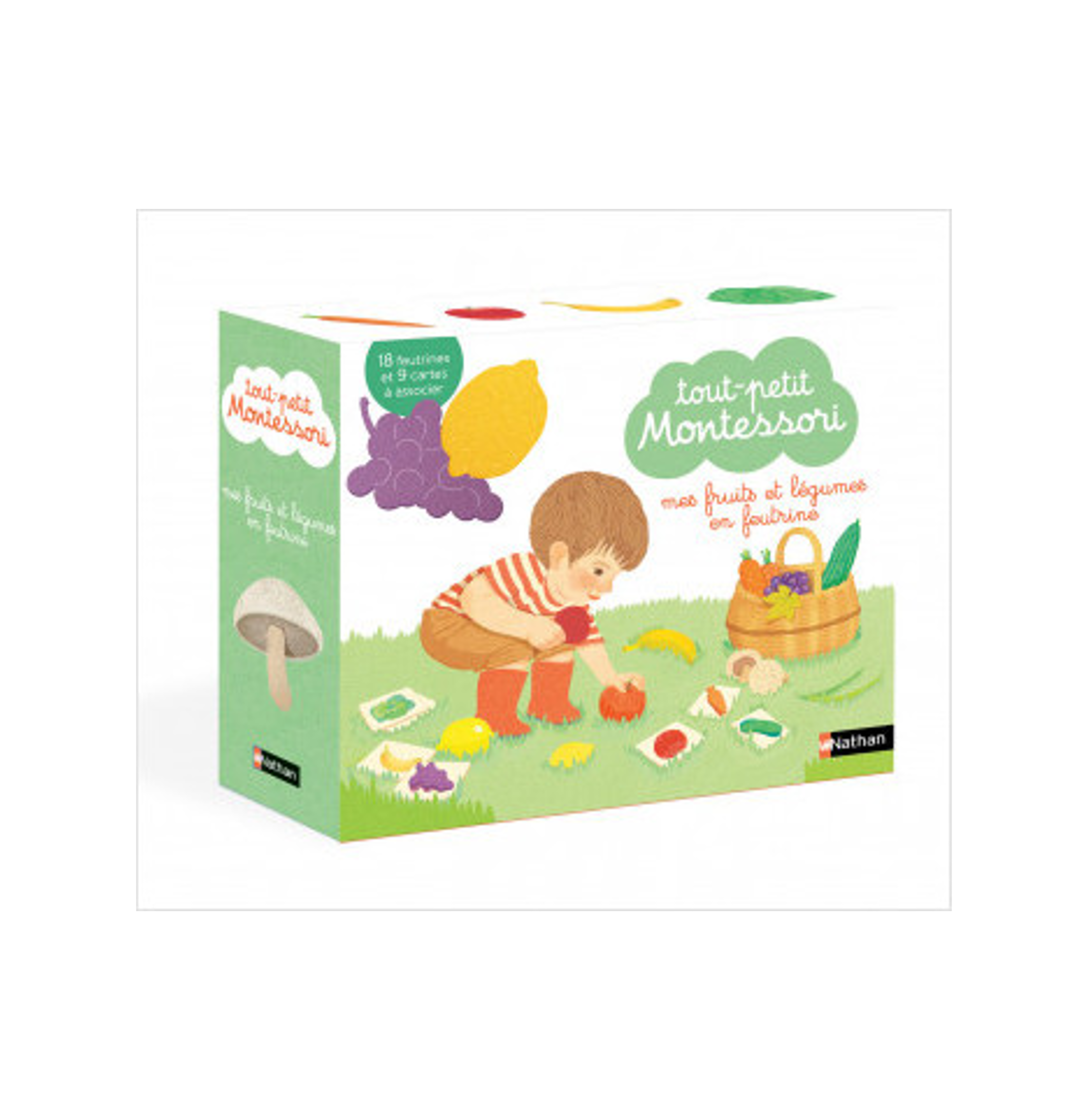 Coffret Montessori - Les fruits et les légumes