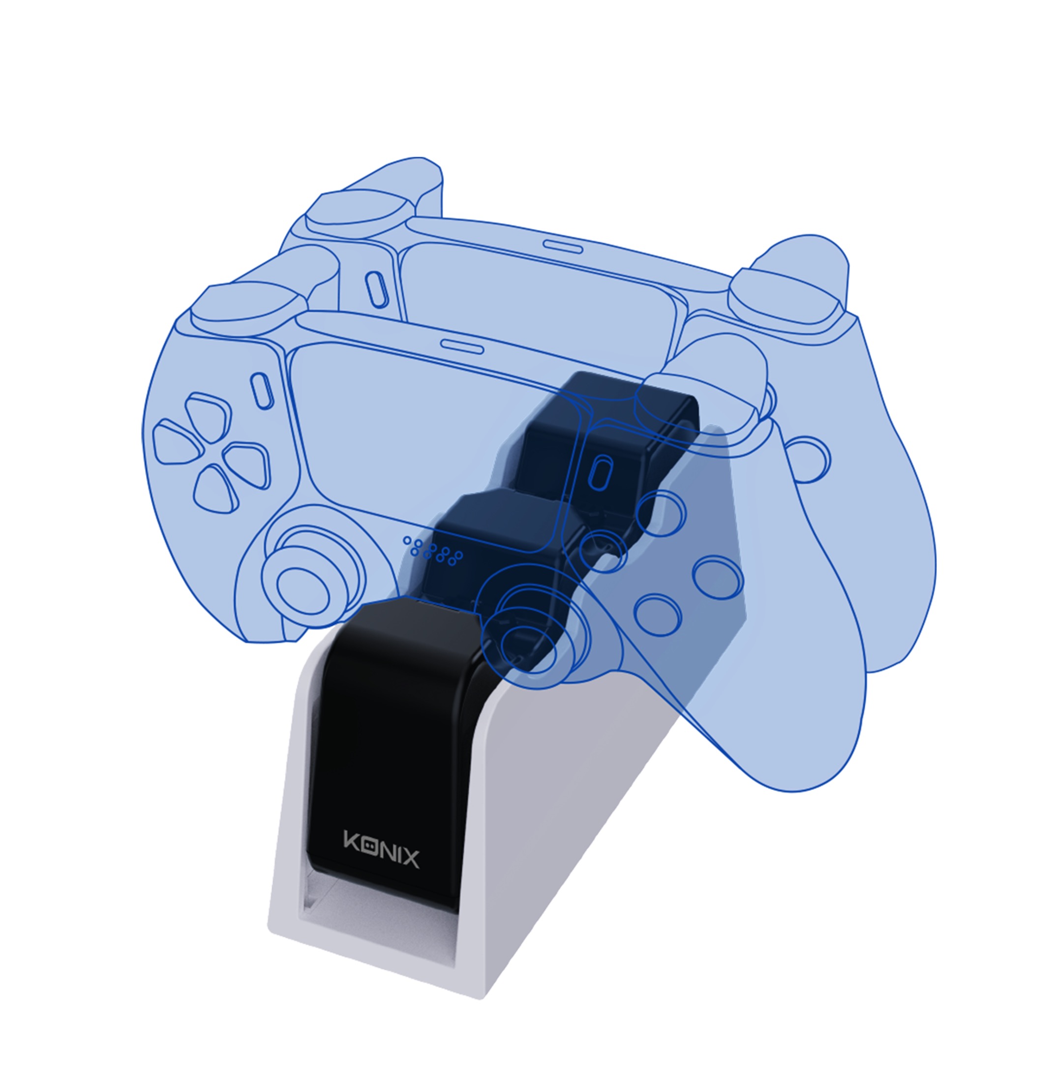 Base de charge double pour manettes PS5