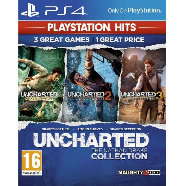 Jeu Uncharted PS4 : Drake Collection Hits
