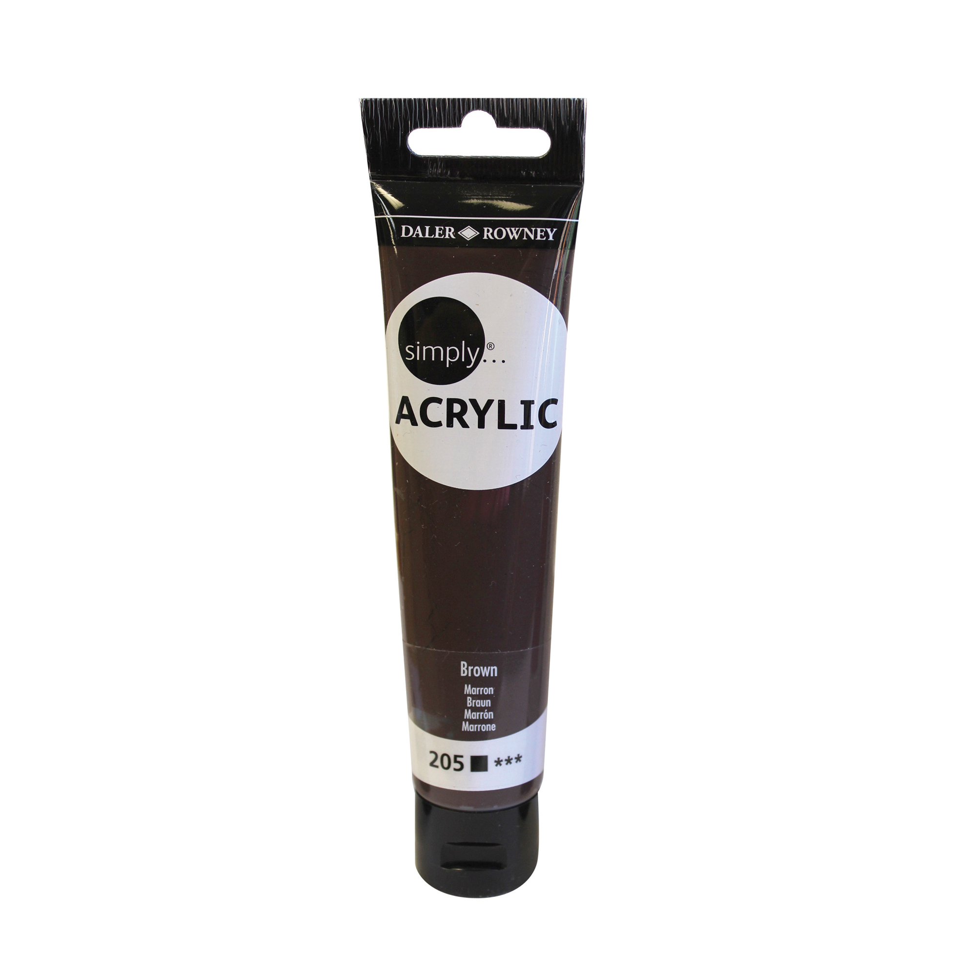 Peinture Acrylique 75ml Marron