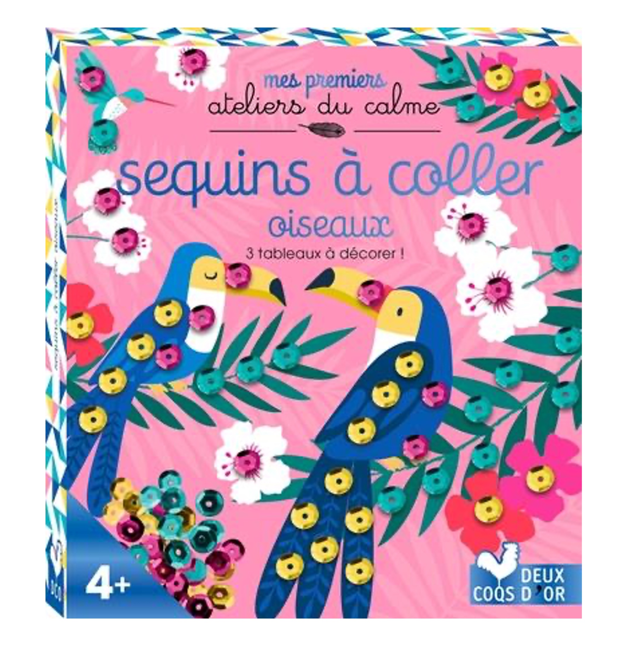 Coffret - Sequins à coller Mini boîte + Accessoires