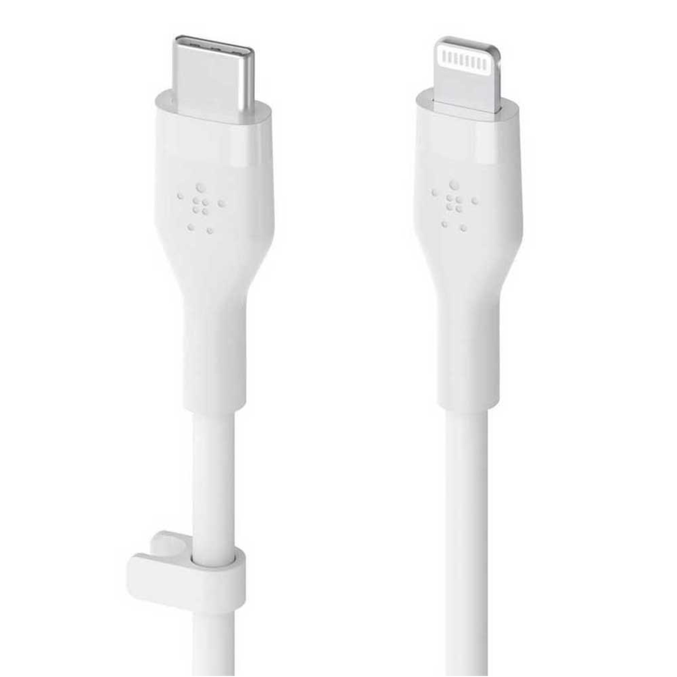 Cable USB-C To LTG Silicone 3m - Blanc