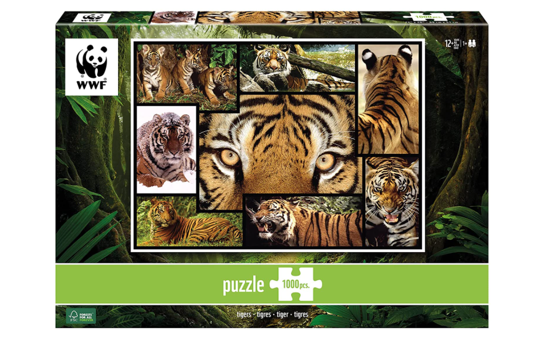 Puzzle 1000 pièces - Les Tigres