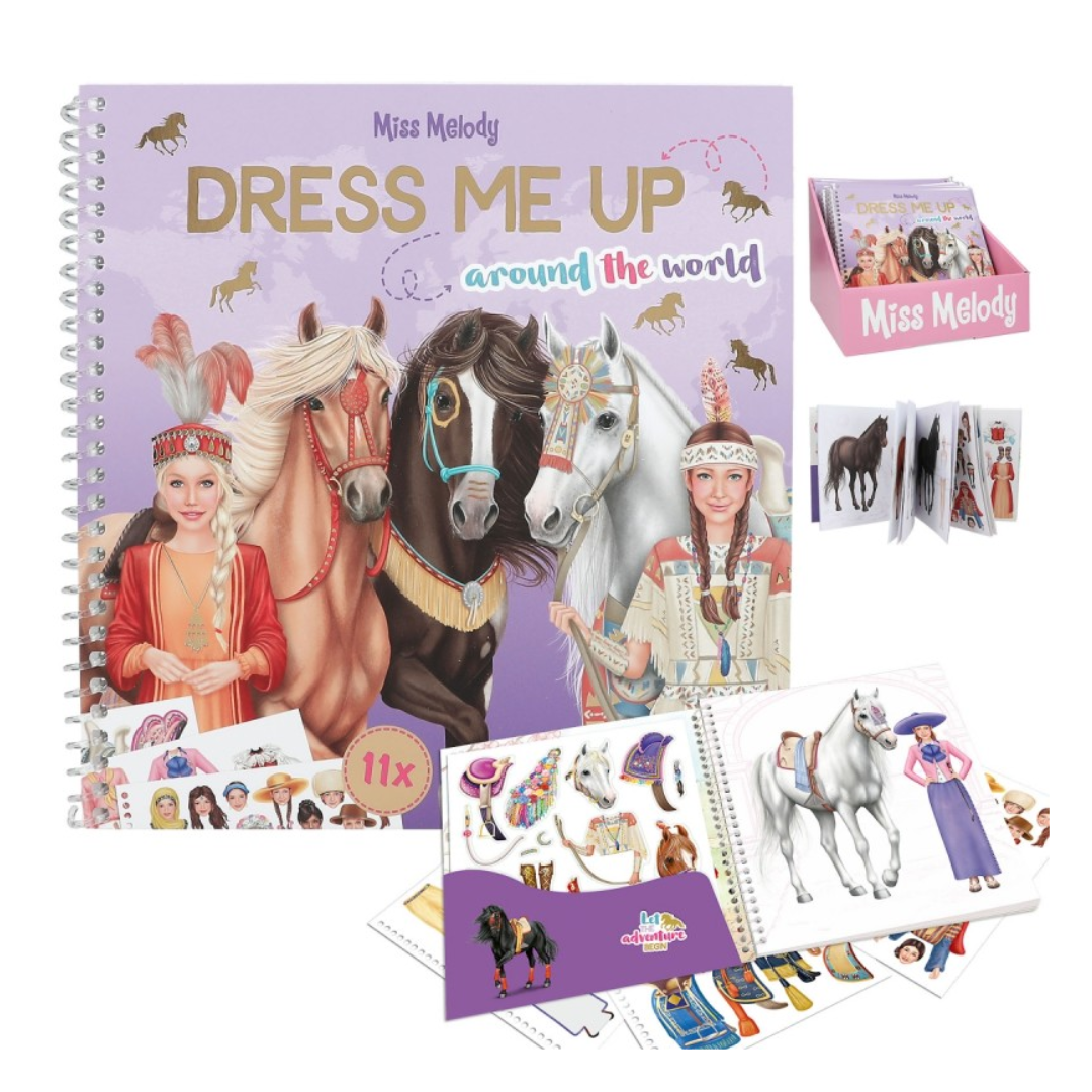 Album de stickers Miss Melody Dress Me Up