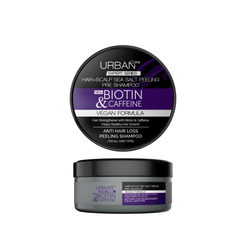 Pré-Shampooing Peeling Sel marin Expert Biotine & Caféine - 200 ml