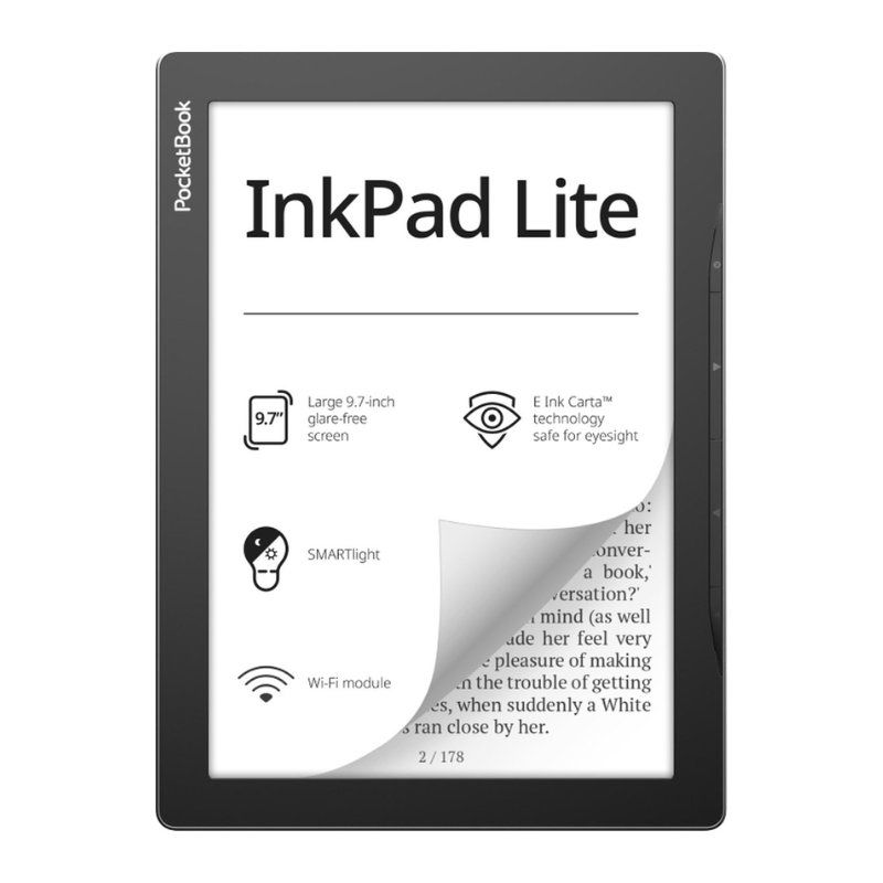 E-book InkPad Lite 9" 8 Go - Gris