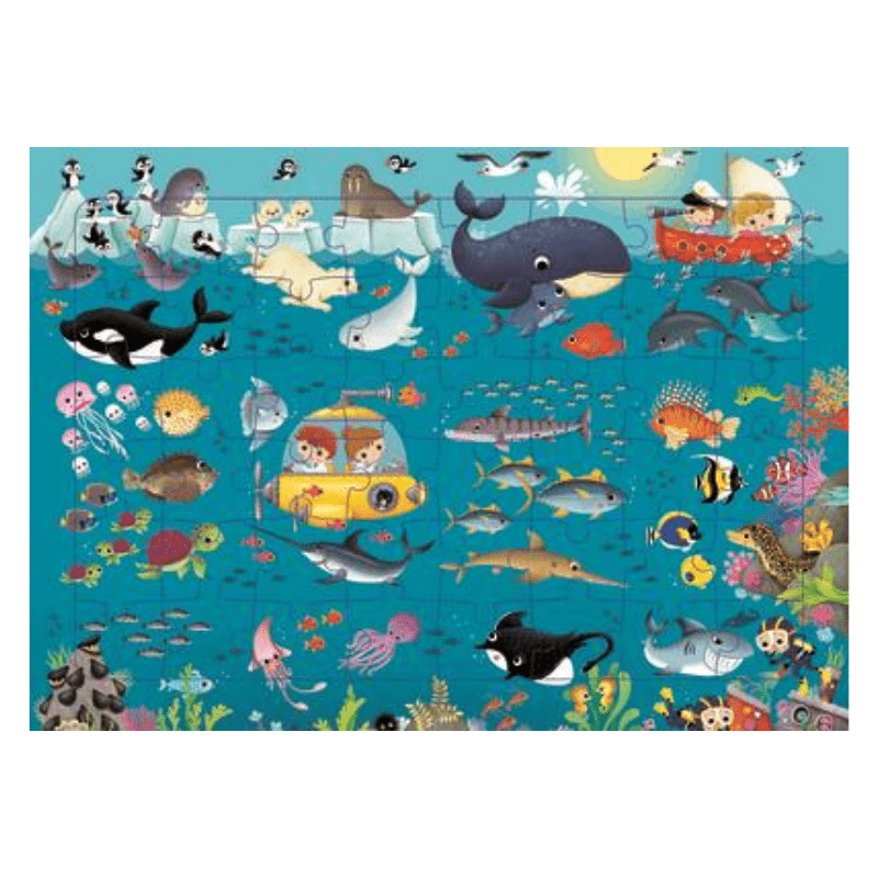 Puzzle Les animaux de l'océan - 48 pièces