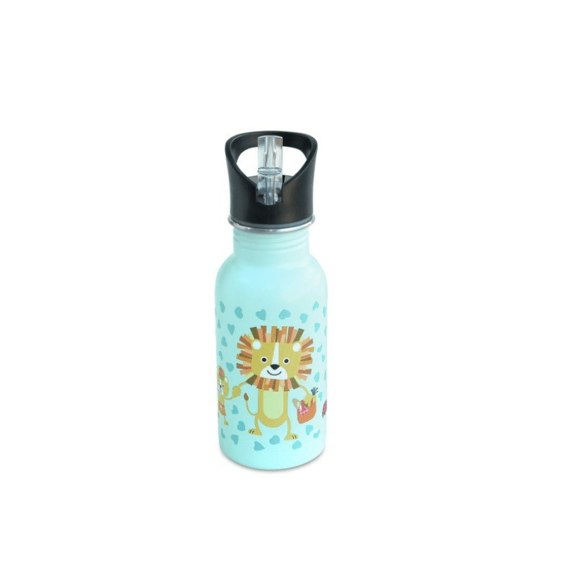 Bouteille isotherme SnackRico Funny Jungle 400 ml - Mint