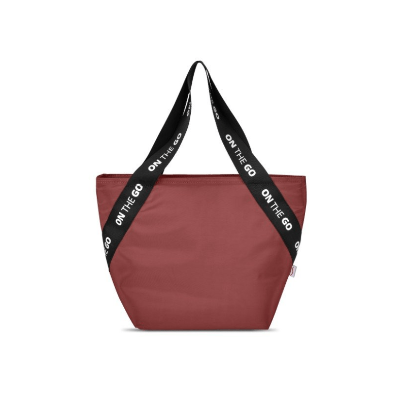 Tote Lunchbag On the go - Rouge brique