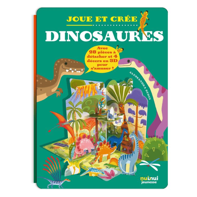 Coffret joue et crée - Dinosaures