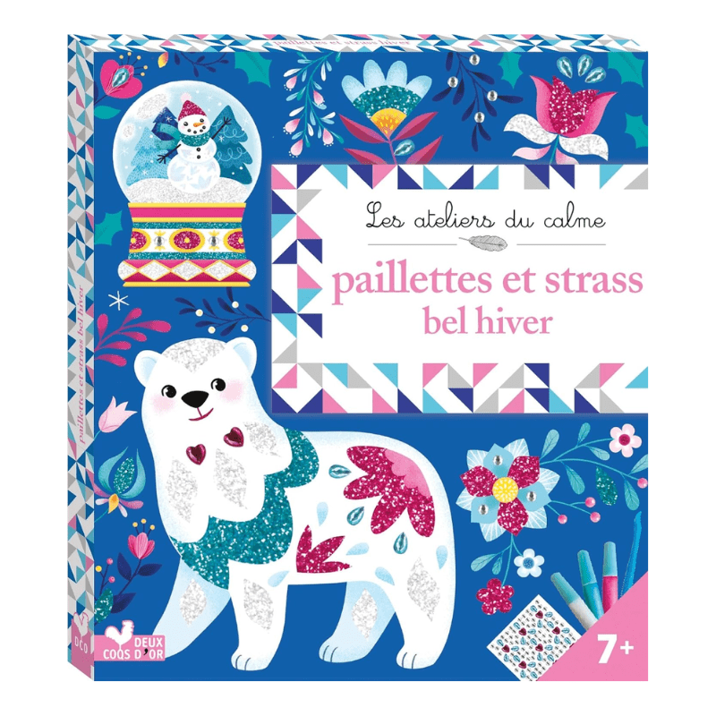 Coffret Les ateliers du calme - Paillettes et strass bel hiver