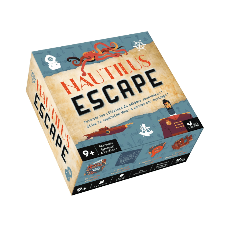 Coffret Jeux Nautilus Escape