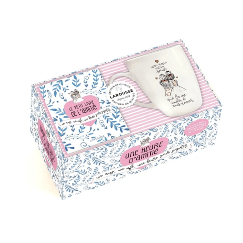 Coffret Une heure d'amitié - Avec un mug en céramique