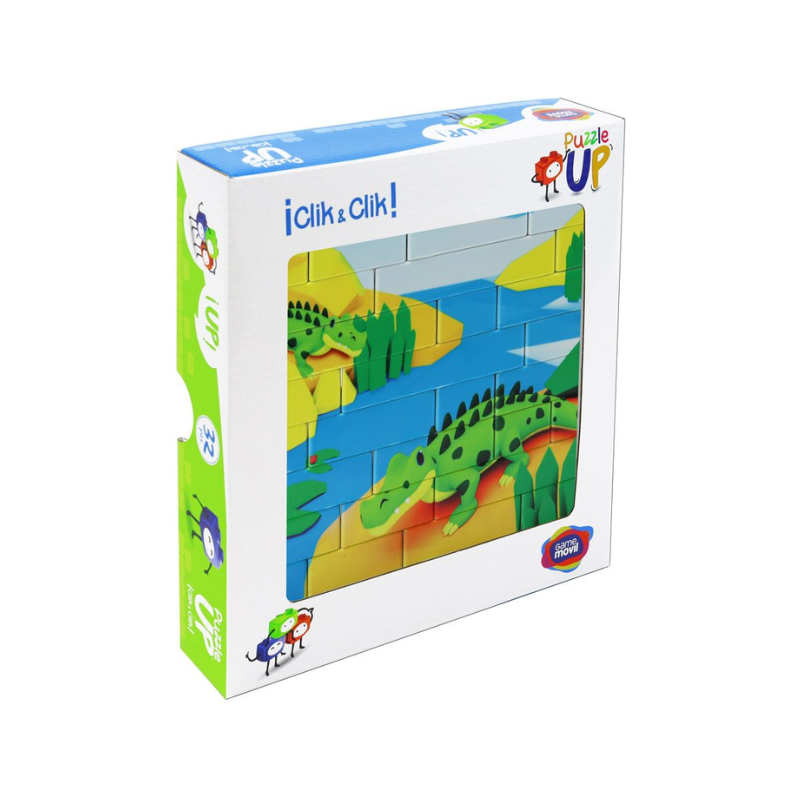 Puzzle Up Crocodile - 32 pièces