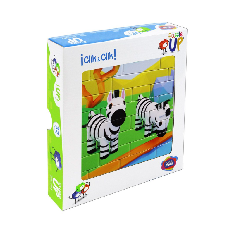 Puzzle Up Zèbre - 32 pièces