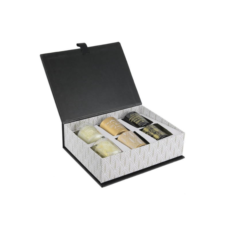 Coffret 6 Bougies Parfumées Home Art Vanille