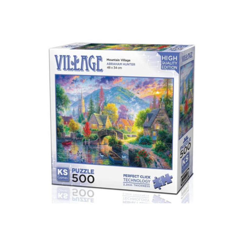 Puzzle Mountain Village - 500 pièces