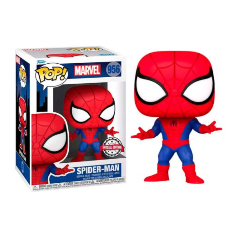 Figurine Pop Spiderman - Marvel 956