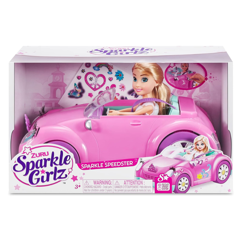 Poupée Sparkle Girlz et sa voiture décapotable