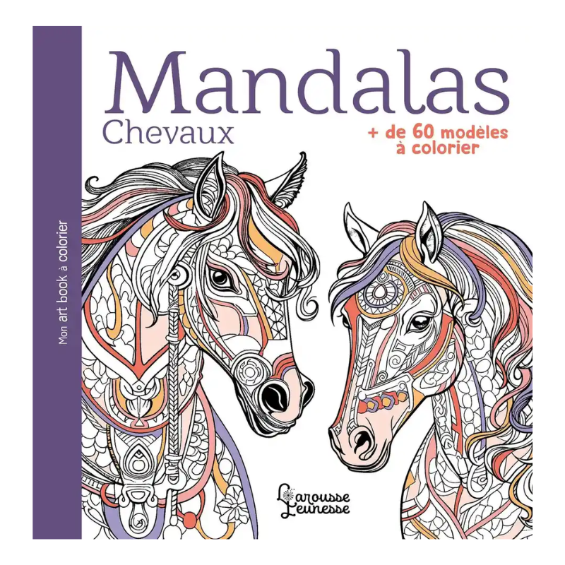 Mandalas chevaux - + de 60 modèles à colorier