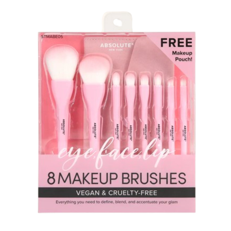 Kit de 8 pinceaux de maquillage