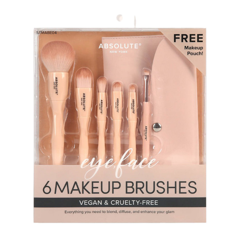 Kit de 6 pinceaux de maquillage