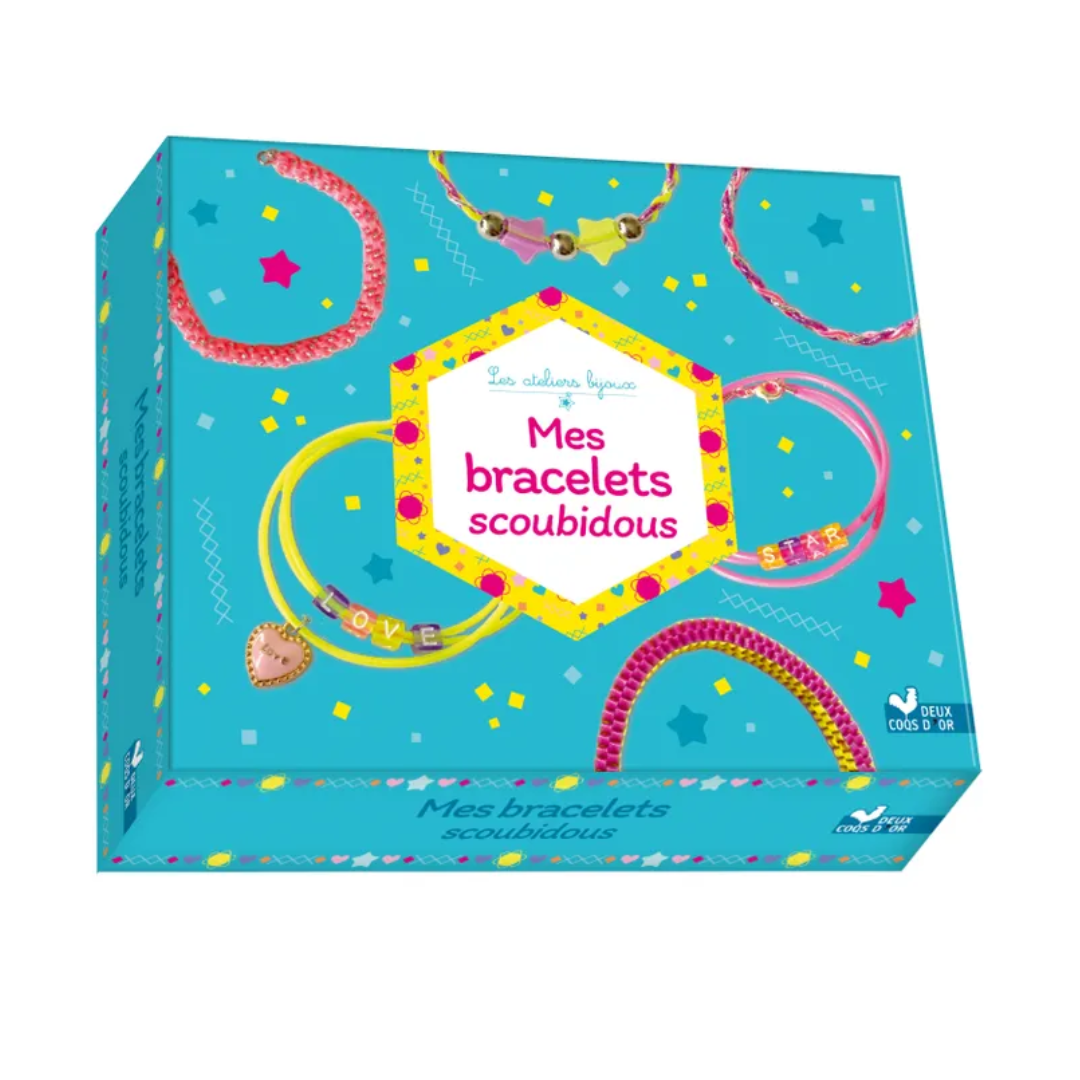Mes bracelets scoubidous - Coffret avec accessoires