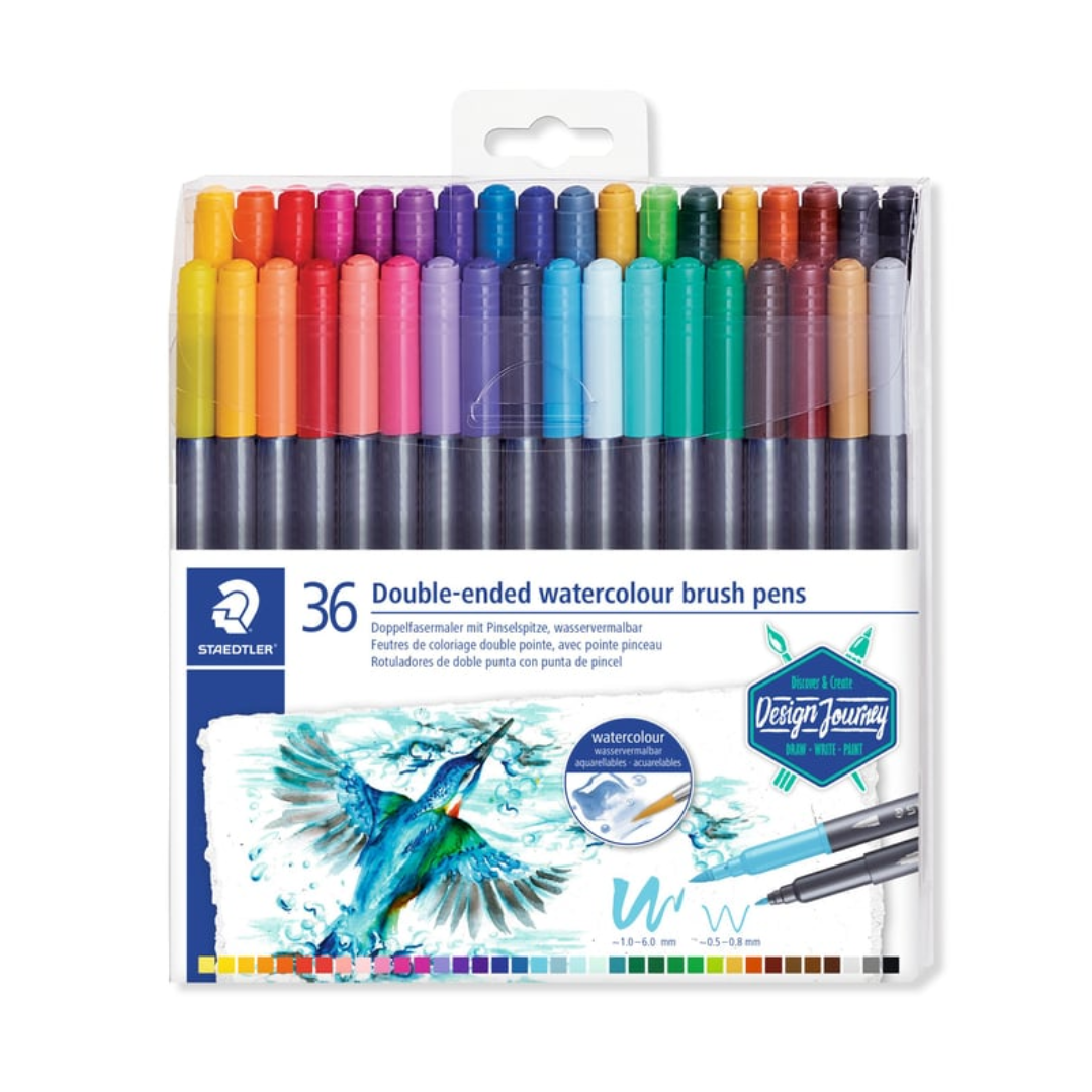 Lot de 36 feutres de coloriage à double pointe