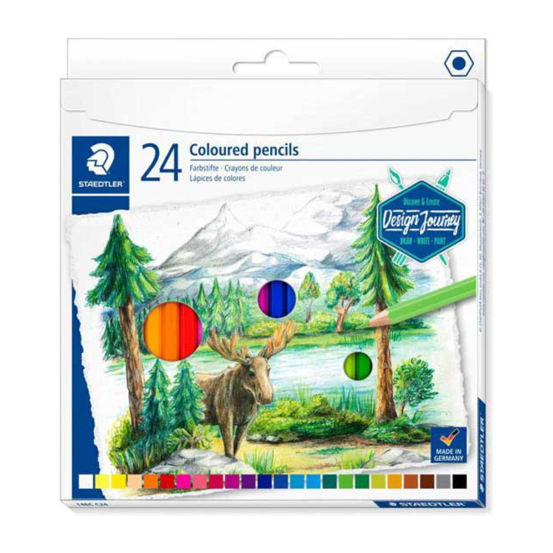 Set de 24 crayons de couleur