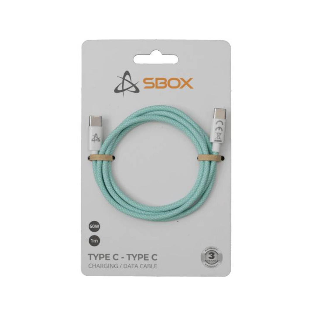 Câble Usb-C vers Usb-C 60 W 1 m - Vert