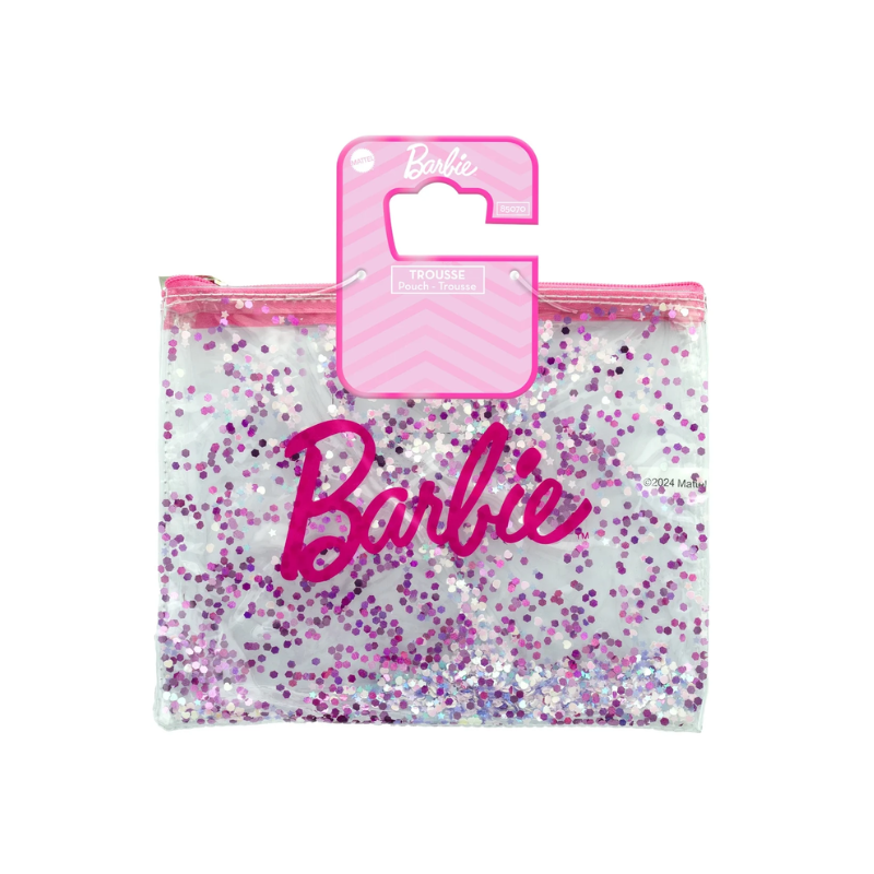 Trousse Barbie à paillettes