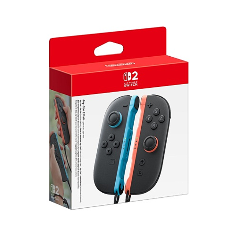 Paire de manettes Joy-Con 2 pour Nintendo Switch 2 - Rouge et bleu