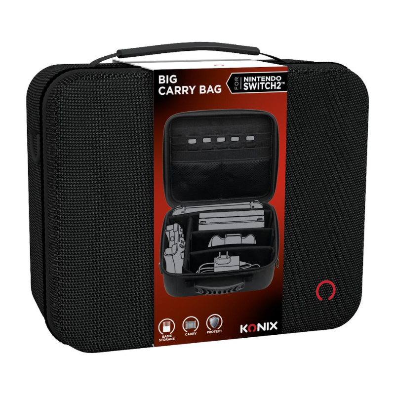 Sacoche de transport pour console Nintendo Switch 2 - Noire