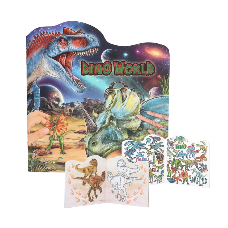 Livre de coloriage figuratif Dino World