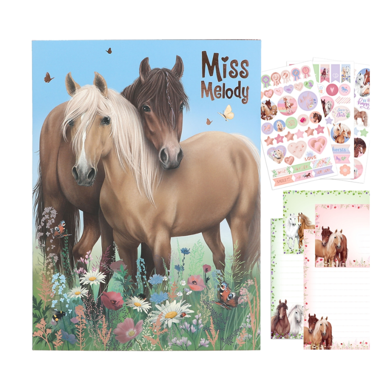 Kit créatif - Papier à lettres Miss Melody