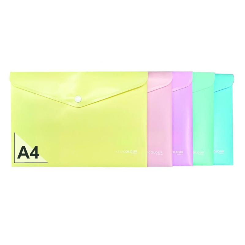 Lot de 5 enveloppes à documents A4