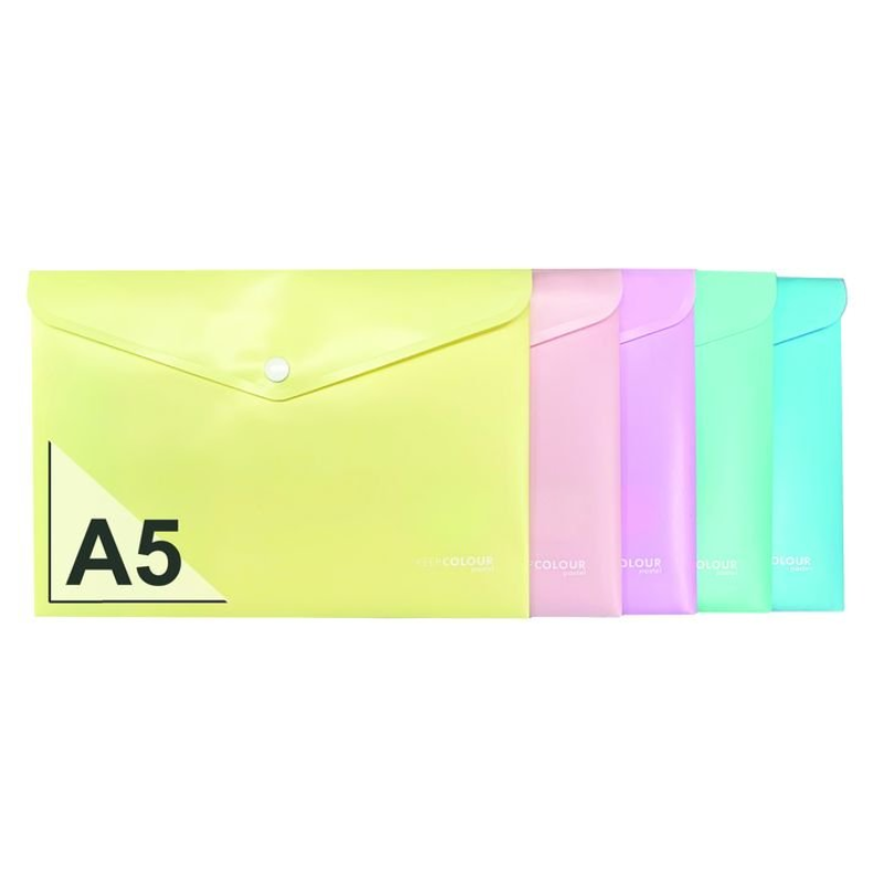 Lot de 5 enveloppes à documents A5