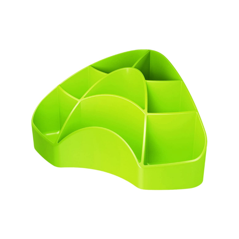 Organisateur de bureau à 8 compartiments - Vert