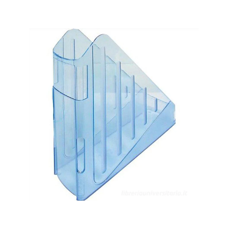 Porte-revues transparent - Bleu