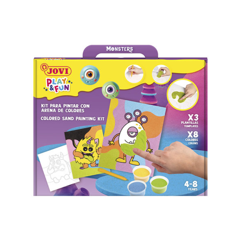 Kit de Peinture avec sable - Monsters