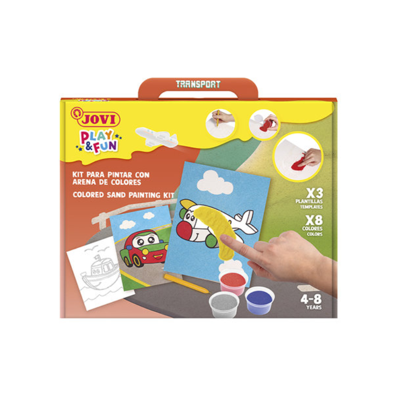 Kit de Peinture avec sable - Transport