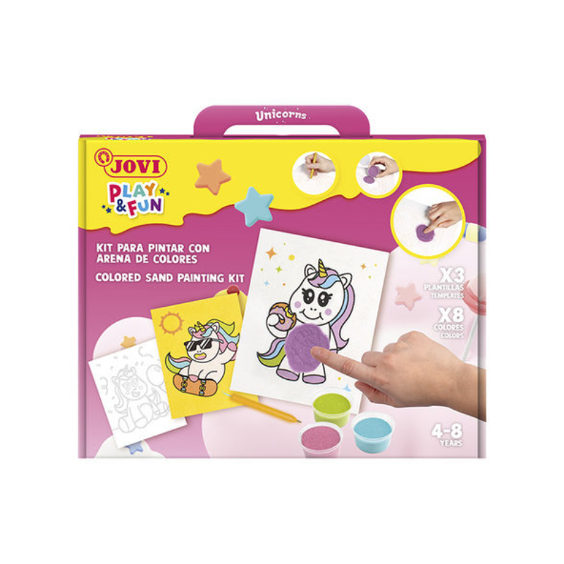 Kit de Peinture avec sable - Unicorns