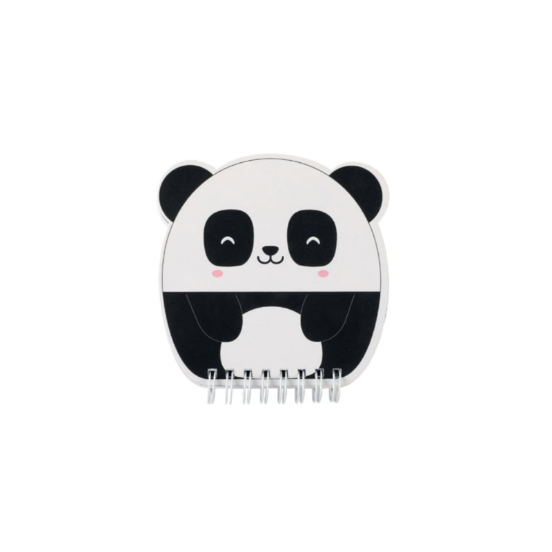 Mini Bloc-notes Panda 12x11 cm