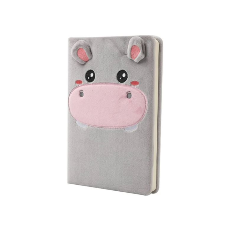 Carnet Peluche A5 Hippo